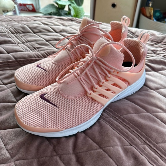 Customized Pink Nike Mens 12 Swoosh Shoes - Picture 2 of 7